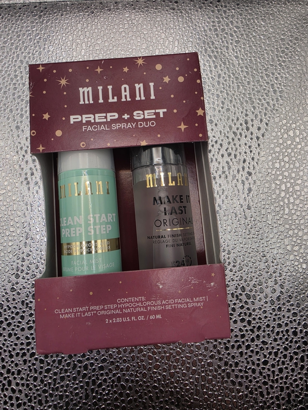 Milani Prep + Set Facial Spray Duo – Mint & Gray